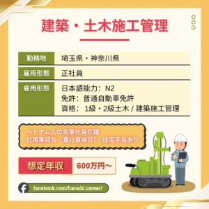 建築・土木施工管理